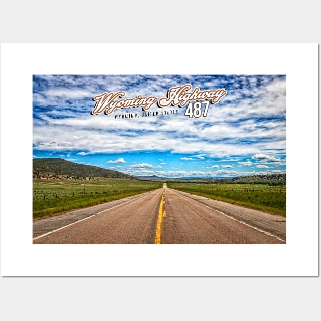 Wyoming Highway 487 near Casper Mountain Wall Art by Gestalt Imagery